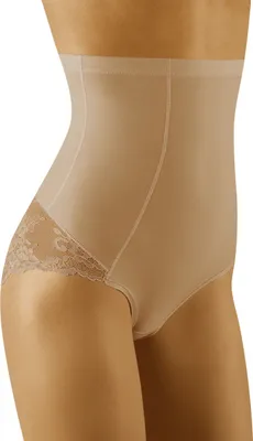 Produktbild von Wolbar Damen Slip hoher Bund Shapewear WB423, Beige, S