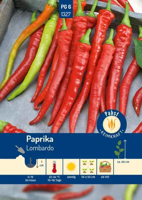 Produktbild von Paprika Lombardo | Paprikasamen von Carl Pabst