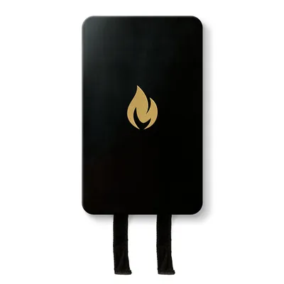 Produktbild von Nordic Flame Löschdecke schwarz gold | 120x120cm