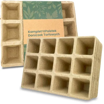 Produktbild von Gardenline Set Mit 10 Torftopferuntersäulen 15,5X11,5X5Cm Eda8488
