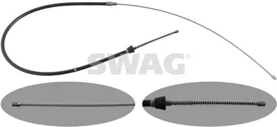 Produktbild von SWAG Handbremsseil Seilzug Feststellbremse für SKODA Citigo Schrägheck Hinten Links Hinten Rechts 30 94 8301