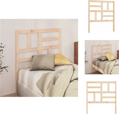 Immagine prodotto di vidaXL Testiera 96x4x104 cm in legno di pino massiccio - Testate e piedi