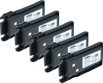 Produktbild von vhbw 5x Akku kompatibel mit Baofeng UV-Q5, UV-98D Funkgerät, Walkie Talkie (2800 mAh, 7,4 V, Li-Ion)