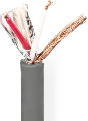 Produktbild von Nedis DMX Kabel - 110 Ohm - 20 x 0.12 mm - 100 m - Rund - PVC - Dunkelgrau - Rolle