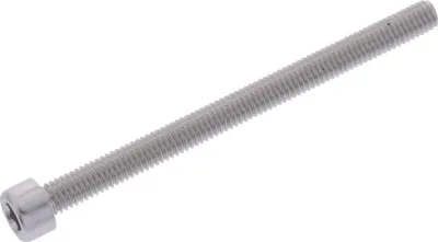 Imagen del producto de Tornillo cilíndrico JMP, modelo M6x1,0mm, 80mm, aluminio, color plateado