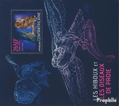 Produktbild von Briefmarken Zentralafrikanische Republik 2013 Mi Block 1063 (kompl. Ausgabe) postfrisch Eulen und Vögel