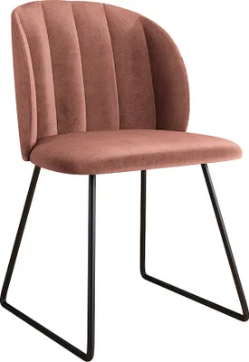 Produktbild von MIRJAN24 Stuhl Ozevro, Polsterstuhl, Esszimmerstuhl, Beine aus Metall, 58x52x80 cm (Farbe: Magic Velvet 2258)