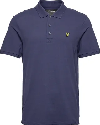 Immagine prodotto di Lyle & Scott - Polo a tinta unita blu - Grande M