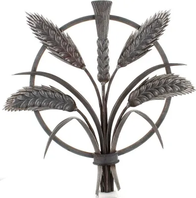 Immagine prodotto di LogistSystem - Ferri battuti Ornamento in ferro battuto 385x545mm - ad es. come elemento per inferriate - ringhiere - recinzioni - cancelli - rosoni - grate 13.253