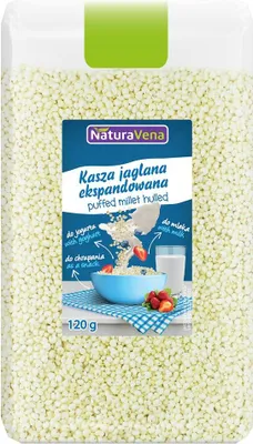 KASZA JAGLANA EKSPANDOWANA 120 g - NATURAVENA