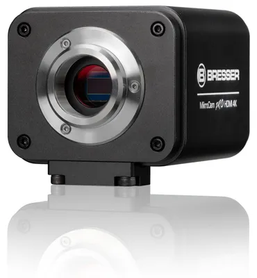 Produktbild von Bresser HDMI Mikroskopkamera 4K mit IMX678 Sensor 60fps C-Mount USB 3.0 LAN SD-Speicherung für Unterricht Forschung Analyse Qualitätsprüfung