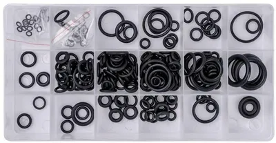 Imagen del producto de Juego de 225 juntas tóricas resistentes al aceite, de 3 a 12 mm