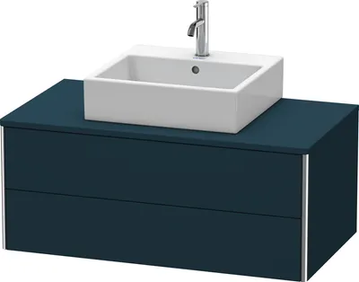 Produktbild von Waschtischunterbau XSQUARE 400x1000x548mm nachtblau seidenmatt 400 x 1000 x 548 mm nachtblau seidenmatt