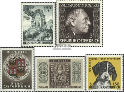 Produktbild von Briefmarken Österreich 1966 Mi 1204,1205,1206,1207,1208 (kompl.Ausg.) postfrisch Sondermarken