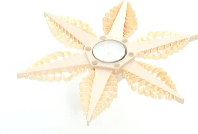 Produktbild von Tischschmuck Teelichthalter aus 6 Bäumchen BxHxT=23x23x2,5cm NEU