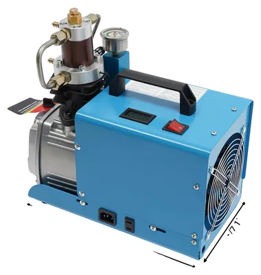 Obrázok produktu pre Vysokotlakový kompresor, maximálny tlak 400 barov, motor 800 W, modrý