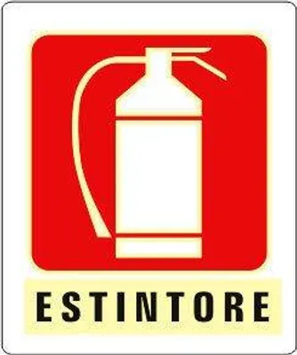 Image de Schild Estintore en plastique flessibile.