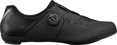 Zdjęcie produktu dla Rower szosowy Shimano - buty kolarskie RC302 WIDE, czarne