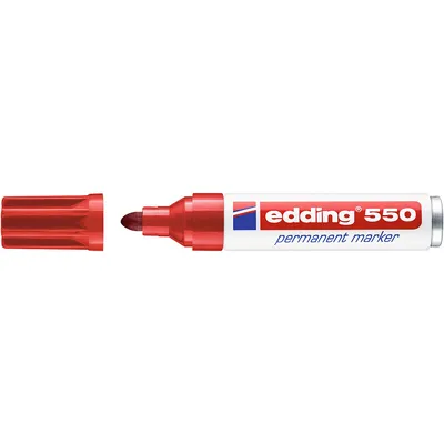 Produktbild von Permanentný popisovač edding 550 červený