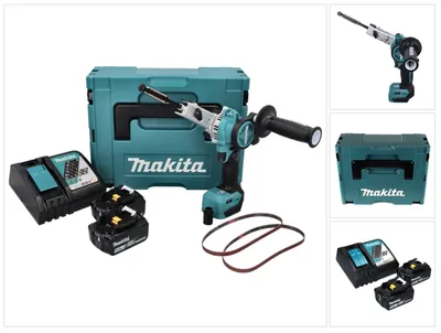 Obrázok produktu pre Makita DBS180RTJ, Leštička, Čierna, Modrá, 600 m/min, 1700 m/min, 17/22 mm, 88 dB