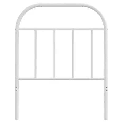 Produktbild von vidaXL Ersatz-Kopfteil Metall Weiß 75 cm
