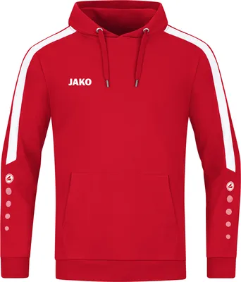 Produktbild von JAKO Uni Kapuzensweat Power, Farbe:rot, Größe:L