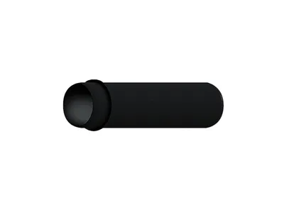 Produktbild von DALLMER Spülrohr aus Polypropylen, 45 x 300 mm, Schwarz, hochschlagfest