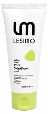 Imagen del producto de LESIMO: Mascarilla exfoliante de colágeno para poros dilatados y para iluminar la piel