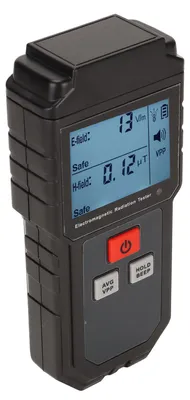Image de Appareil de mesure des champs électromagnétiques (5 Hz à 3 500 MHz) avec écran LCD numérique – Testeur de rayonnement portable pour la chasse aux fantômes