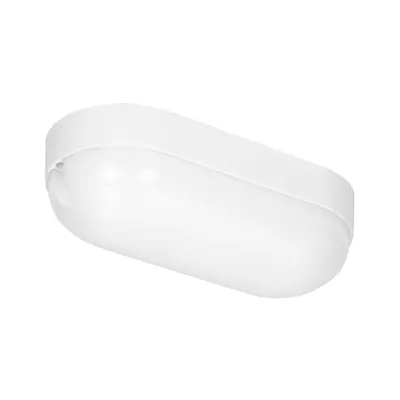 Image de Applique murale ovale Adviti Rismo AD-OP-6157WLPM4, LED, 7 W, 630 lm, IP65, IK08, 4000 K, Blanc
