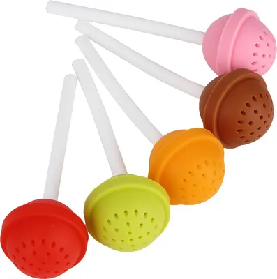 Obrázek produktu pro 5Pcs čajový infuzor Silikonový filtr čajového filtru Filtrační sada pro domácí kancelářské použití