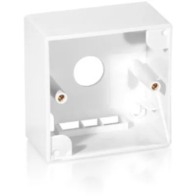 Produktbild von Equip Aufputz-Halterung für Frontplatten RAL 1013 Perlweiß