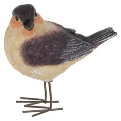 Produktbild von Dekoration Garten Statue Vogel - Meise - Metall - 10 cm