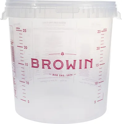 Produktbild von Browin Gärbehälter Mit Aufdruck Und Deckel, 30 L