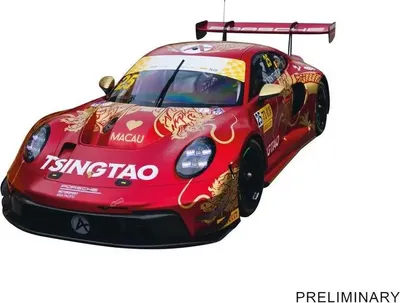 Productafbeelding van Carrera Porsche 911 GT3 R, team "Absolute Racing, nummer 25", Macao, schaal 1:24