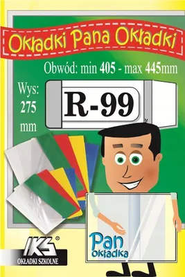 Zdjęcie produktu dla Okładka książkowa regulowana R99 (25szt) IKS