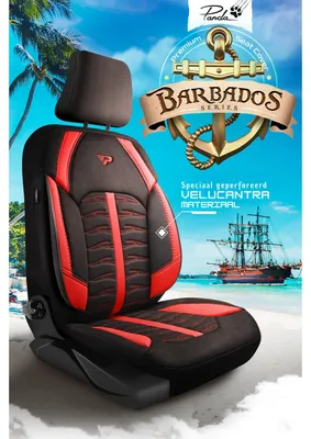 Zdjęcie produktu dla Pokrowce na siedzenia z serii Barbados – czarno-czerwone, skórzane – z tkaniny Alcantara – uniwersalne pokrowce samochodowe – idealne dopasowanie do ponad 3000 modeli samochodów – zestaw na przednie siedzenia. Wersja: zestaw na przednie siedzenia, kolor: czarno-czerwony, skórzany