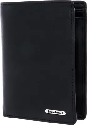 Produktbild von bruno banani Leder Geldbörse New York Wallet Black schwarz