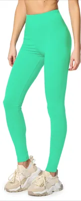 Produktbild von Merry Style Damen Lange Leggings aus Baumwolle MS10-198 (Minze,M)