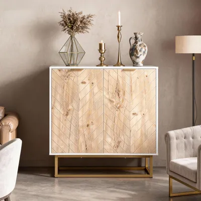 Produktbild von Wandschrank Beistellschrank Anrichte Badschrank Aktenschrank Mehrzweckschrank Schuhschrank Nachtschrank Nachttisch Sideboard 80x40x80cm