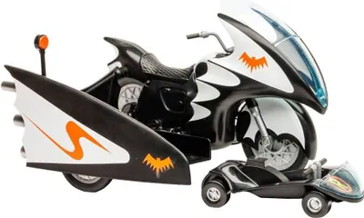 Zdjęcie produktu dla DC Retro Fahrzeug Batcycle z wózkiem bocznym
