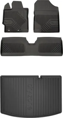 Produktbild von FROGUM Gummimatten Auto Fußmatten + Kofferraummatte für Toyota Yaris III 2011-20