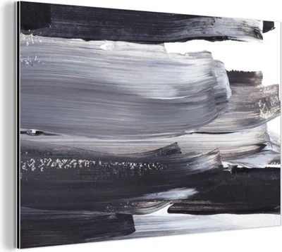 Obrázek produktu pro Nástěnná dekorace Kovový kovový obraz Wall Art 150x100cm Barva - černá - design Muchowow Hliníkové obrazy