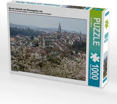 Produktbild von Calvendo Berner Altstadt vom Rosengarten aus 1000 Teile Puzzle quer 640x480mm, Michel Susan; 7280018