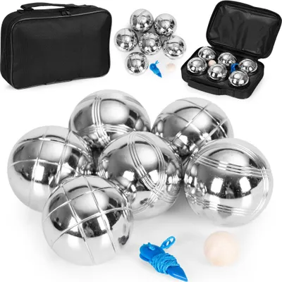 Produktbild von Boule-Set, 6 Chromkugeln, Koffer & Zubehör