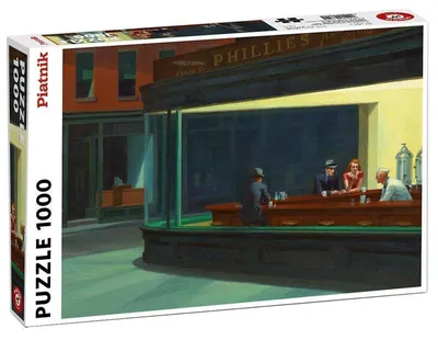 Produktbild von Piatnik Puzzle 1000 Hopper Nighthawks