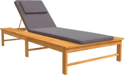 Produktbild von VidaXL 362154, Lounge, Gepolsterter Sitz, Akazienholz, Grau, 110 kg, 950 mm