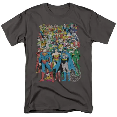 Obrázek produktu pro Tričko DC Comics – uni, pánské/dámské, model TV36119 (velikost M), barva: antracit