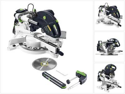 Immagine prodotto di Festool KS 120 REB - Sega per taglio trasversale KAPEX 1600W 260mm ( 575302 ) - Successore di KS 120 EB ( 561283 )