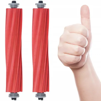 Produktbild von Hauptbürsten für Roborock S7, S7 MaxV und Q7 - 2 Stück - Für S7 Plus, S70 und S75 - 19,8 cm